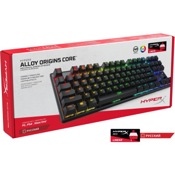 Клавиатура HyperX Alloy Origins Core механическая черный USB for gamer LED (4P5P3AA#ABA) -5
