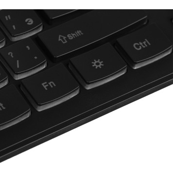Клавиатура Oklick 440ML черный USB slim LED -11