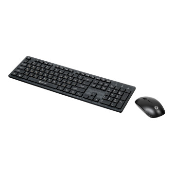 Клавиатура + мышь Оклик 240M клав:черный мышь:черный USB беспроводная slim Multimedia -7
