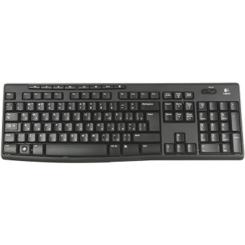 Клавиатура Logitech K270 черный/белый USB беспроводная Multimedia (920-003058) -2