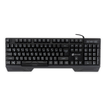 Клавиатура Оклик 709G черный USB LED (1788144) -2