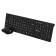 Клавиатура + мышь Oklick 250M клав:черный мышь:черный USB беспроводная slim 