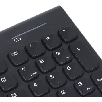 Клавиатура Оклик 880S черный USB беспроводная slim Multimedia -7