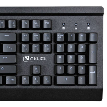 Клавиатура Оклик 920G IRON EDGE механическая черный USB for gamer LED -4