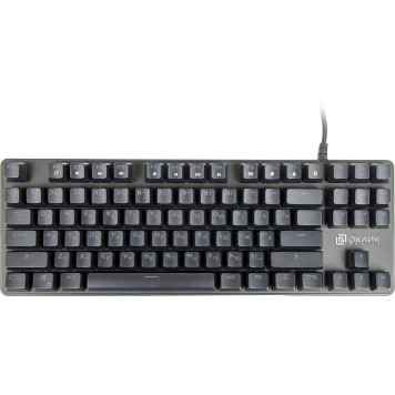 Клавиатура Oklick 969G SHOTGUN механическая черный USB Multimedia for gamer LED -1