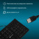 Клавиатура Oklick 440ML черный USB slim LED 