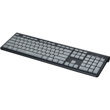 Клавиатура Оклик 480M черный/серый USB slim Multimedia -11