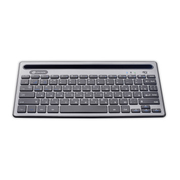Клавиатура Оклик 845M серый/черный USB беспроводная BT/Radio slim Multimedia (1680661) -3