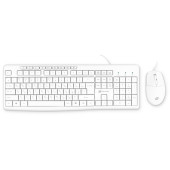 Клавиатура + мышь Оклик S650 клав:белый мышь:белый USB (1875257)