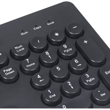 Клавиатура Oklick 400MR черный USB slim -8