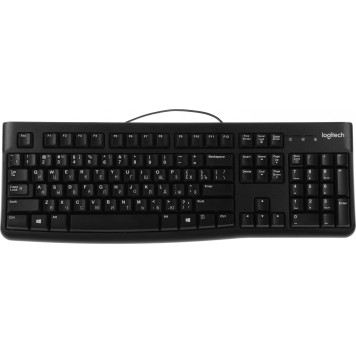 Клавиатура Logitech K120 черный USB (920-002583) -7