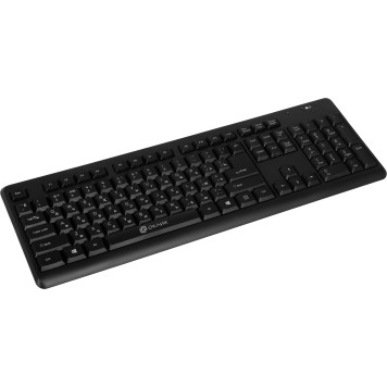 Клавиатура + мышь Oklick 270M клав:черный мышь:черный USB беспроводная -16