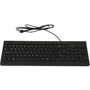 Клавиатура + мышь Lenovo 300 U клав:черный мышь:черный USB -8