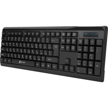 Клавиатура + мышь Oklick 230M клав:черный мышь:черный USB беспроводная -8