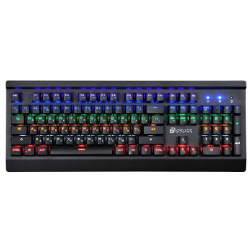 Клавиатура Оклик 920G IRON EDGE механическая черный USB for gamer LED 