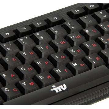 Клавиатура + мышь Оклик 621M IRU клав:черный мышь:черный USB -4
