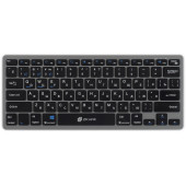 Клавиатура Оклик 835S черный/серый USB беспроводная BT/Radio slim Multimedia (1696467)