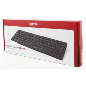 Клавиатура Hama KEY4ALL черный беспроводная BT slim Multimedia для ноутбука Touch