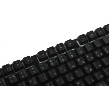 Клавиатура + мышь Defender Glion клав:черный мышь:черный/красный USB LED (45123) -11