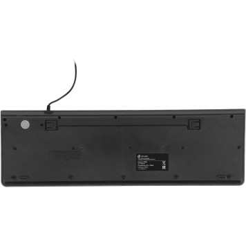 Клавиатура Oklick 440ML черный USB slim LED -6