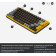 Клавиатура Logitech POP Keys механическая желтый/черный USB беспроводная BT/Radio 