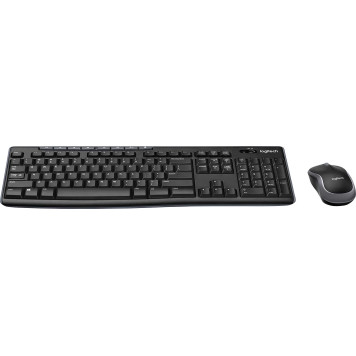 Клавиатура + мышь Logitech MK270 клав:черный мышь:черный USB беспроводная Multimedia (920-004509) -1