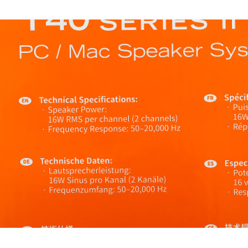 Колонки Creative GigaWorks T40 series II 2.0 черный 32Вт -13