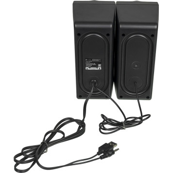 Колонки Оклик OK-127 2.0 черный 6Вт -1