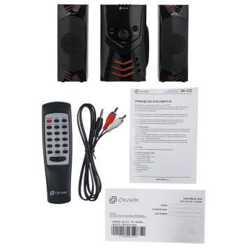 Колонки Oklick OK-432 2.1 черный 25Вт -10
