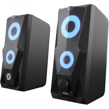 Колонки Оклик OK-127 2.0 черный 6Вт -23