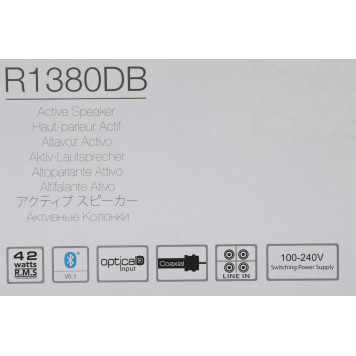 Колонки Edifier R1380DB 2.0 светлое дерево/черный 42Вт BT -5