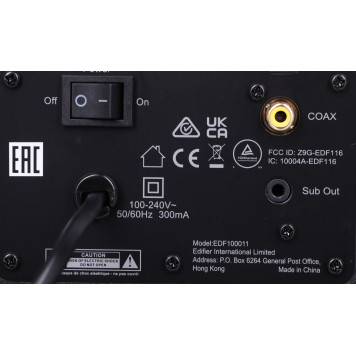 Колонки Edifier R1280DBs 2.0 черный 42Вт BT -14