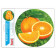 Коврик для мыши Buro BU-T60039 рисунок/апельсин 