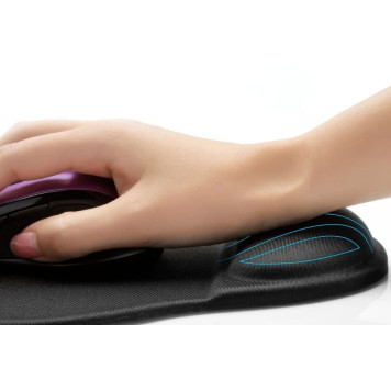 Коврик для мыши Defender Easy Work Средний черный 225x260x5мм (50905) -7