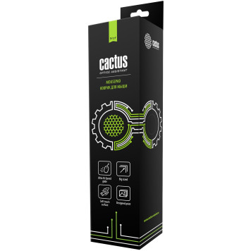 Коврик для мыши Cactus Radiation черный 900x400x3мм -1