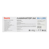 Ламинатор Buro BU-L285 (OL285) A4 (80-100мкм) 22см/мин (2вал.) лам.фото