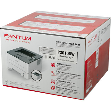 Принтер лазерный Pantum P3010DW A4 Duplex WiFi -22