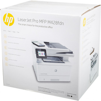 МФУ лазерный HP LaserJet Pro M428fdn (W1A32A) A4 Duplex Net белый/черный -5