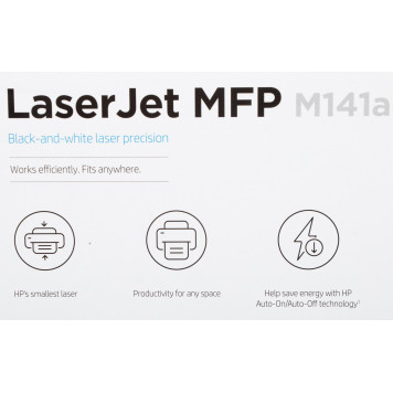 МФУ лазерный HP LaserJet M141a (7MD73A) A4 белый -18