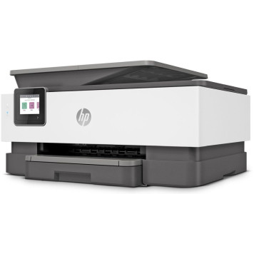 МФУ струйный HP OfficeJet 8023 (1KR64B) A4 Duplex WiFi USB RJ-45 черный/белый -2
