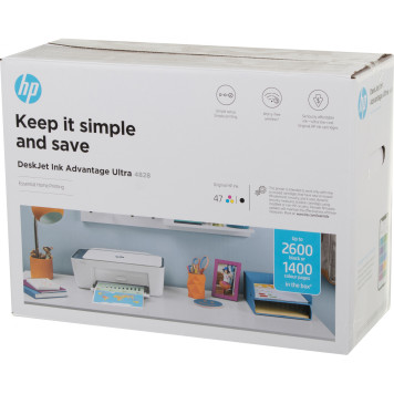 МФУ струйный HP DeskJet IA Ultra 4828 (25R76A) A4 WiFi USB белый/синий -19