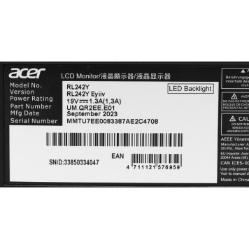 Монитор Acer 23.8