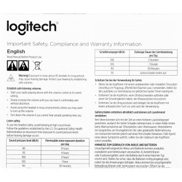 Наушники с микрофоном Logitech ZONE TRUE WIRELESS темно-серый вкладыши BT в ушной раковине (985-001082) -17