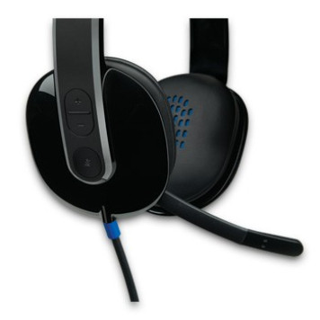 Наушники с микрофоном Logitech H540 черный накладные оголовье (981-000480) -2
