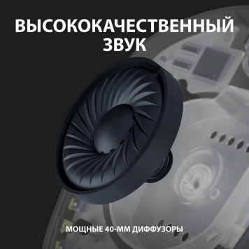 Наушники с микрофоном Logitech G435 синий/розовый накладные Radio оголовье (981-001062) -6