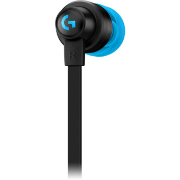 Наушники с микрофоном Logitech G333 черный/голубой 1.2м вкладыши в ушной раковине (981-000924) -1