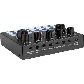 Микрофон проводной Оклик SM-600G 2.5м черный -16