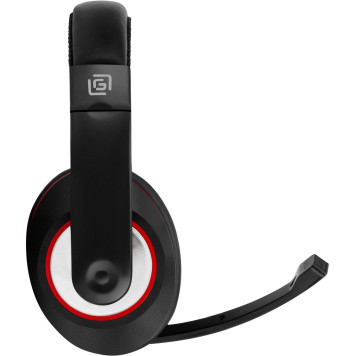 Наушники с микрофоном Oklick HS-L390G DRAGON черный/красный 1.8м мониторные оголовье (JD-728S) -7