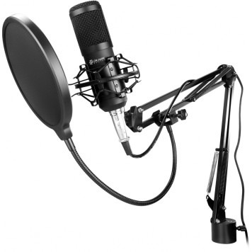 Микрофон проводной Оклик SM-600G 2.5м черный -3