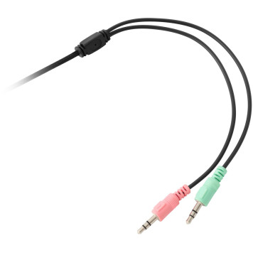 Наушники с микрофоном Oklick HS-L390G DRAGON черный/красный 1.8м мониторные оголовье (JD-728S) -9
